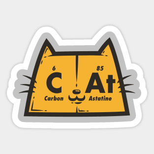 Periodic Cat Sticker